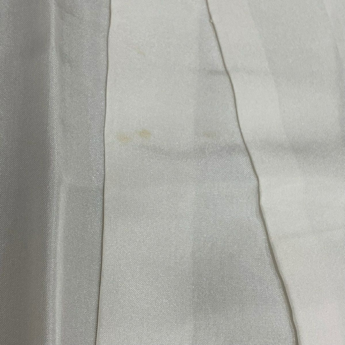 【庫存清倉】訪問服 身長162cm 袖長66cm M 雙層 笠松樹 波頭 金絲 金銀彩 灰綠 純蠶絲 優品級