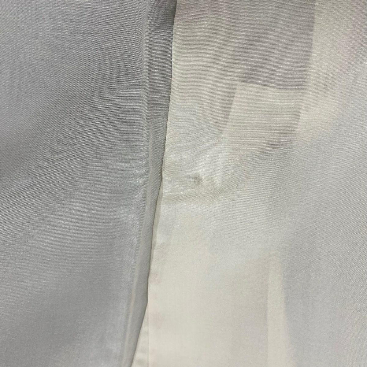 【庫存清倉】 付下 身長158.5cm 袖長63cm S 雙層 草花紋紋 流水 縮緬 漸層 灰紫 純蠶絲 優品級