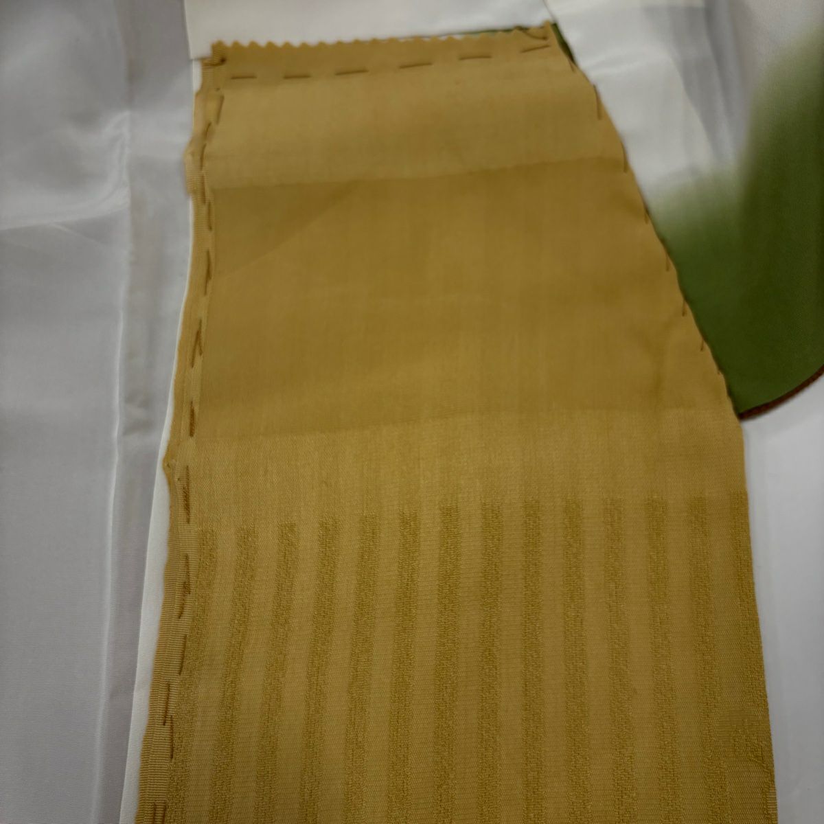 【庫存清倉】 付下 身長163cm 袖長64.5cm M 雙層 櫻花 矢羽 茶 純蠶絲 美品 秀品級