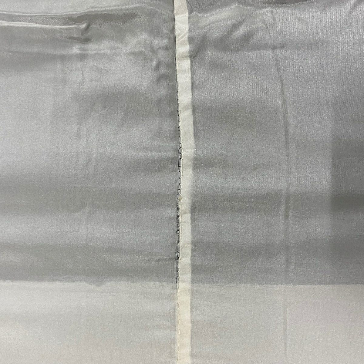 【庫存清倉】 小紋 身長155cm 袖長65.5cm M 雙層 小花 幾何圖案 灰紫 純蠶絲 優品級