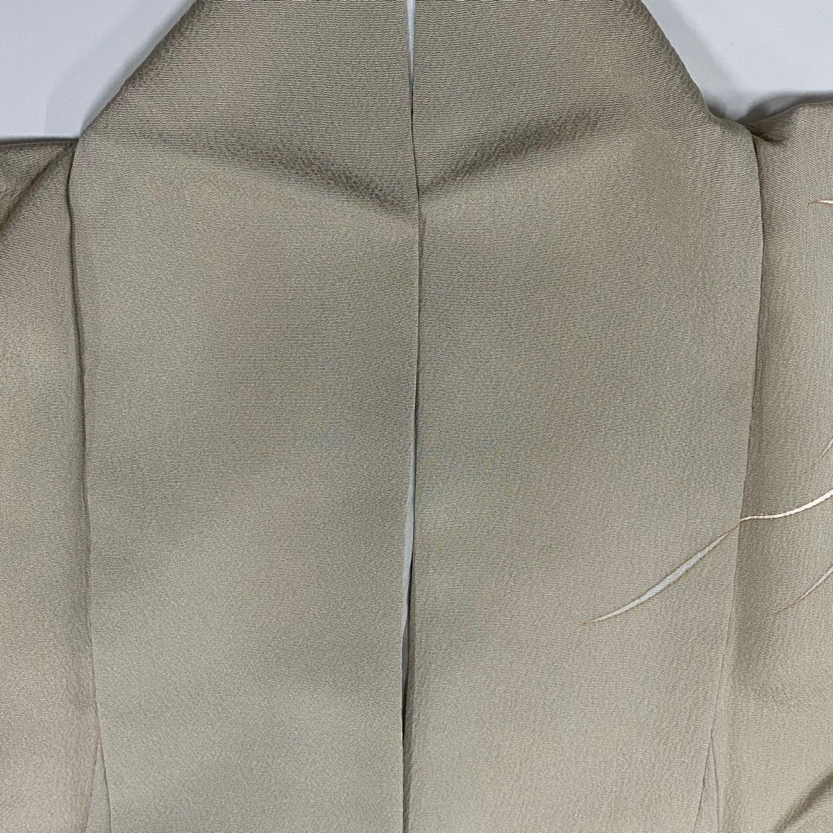 【庫存清倉】訪問服 身長157cm 袖長62.5cm S 雙層 菊花 萩 金絲 金銀彩 灰茶 純蠶絲 優品級