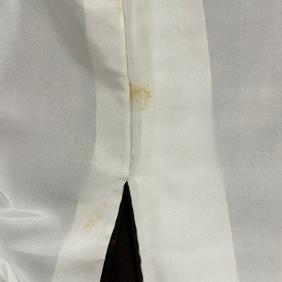 【庫存清倉】 紬織 身長163.5cm 袖長66cm M 雙層 燕 流水 焦茶 純蠶絲 名品級