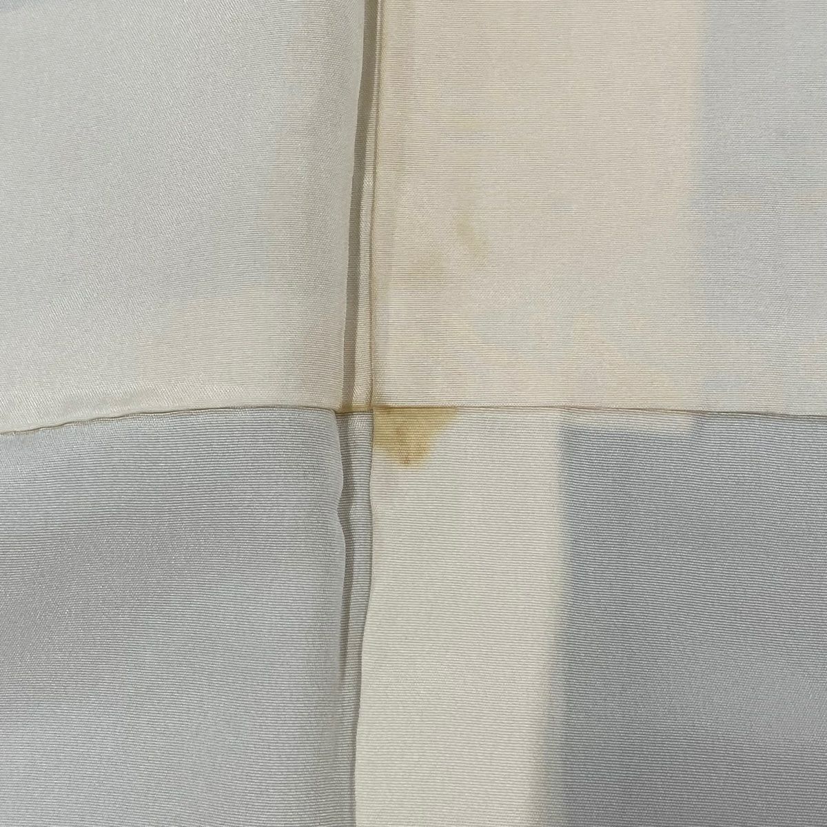 【庫存清倉】訪問服 身長154.5cm 袖長66cm M 雙層 秋草 波 金銀彩 漸層 灰色 純蠶絲 優品級