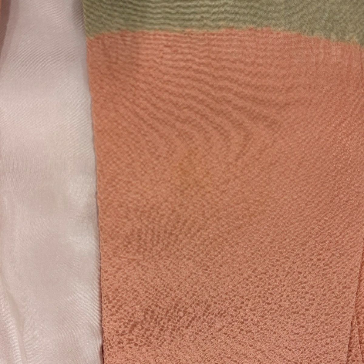 【庫存清倉】訪問服 身長158cm 袖長63.5cm S 雙層 滝泰 有落款 辻花染 楓 絞染 金彩裝飾 粉紅 純蠶絲 名品級