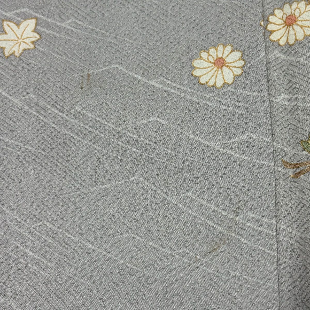【庫存清倉】訪問服 身長154.5cm 袖長63cm S 雙層 垂枝櫻霞刺繡金銀彩 粉紅 純蠶絲 優品級