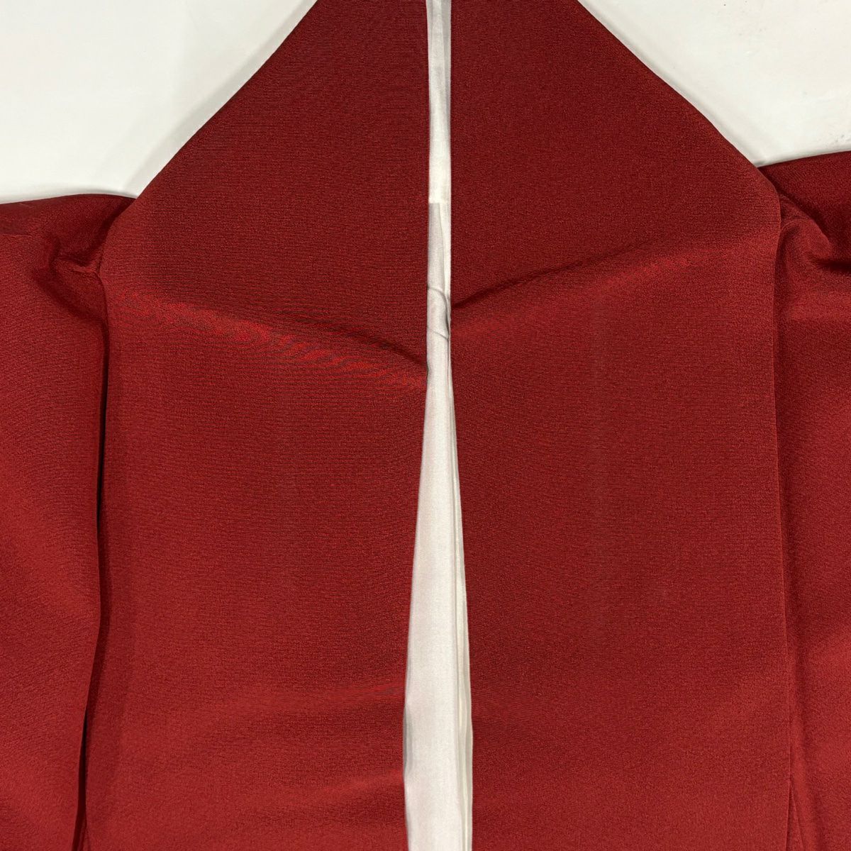 振袖禮服 身長156.5cm 袖長63cm S 雙層 山鉾 人物 金銀彩 染分 紅 純蠶絲 秀品級