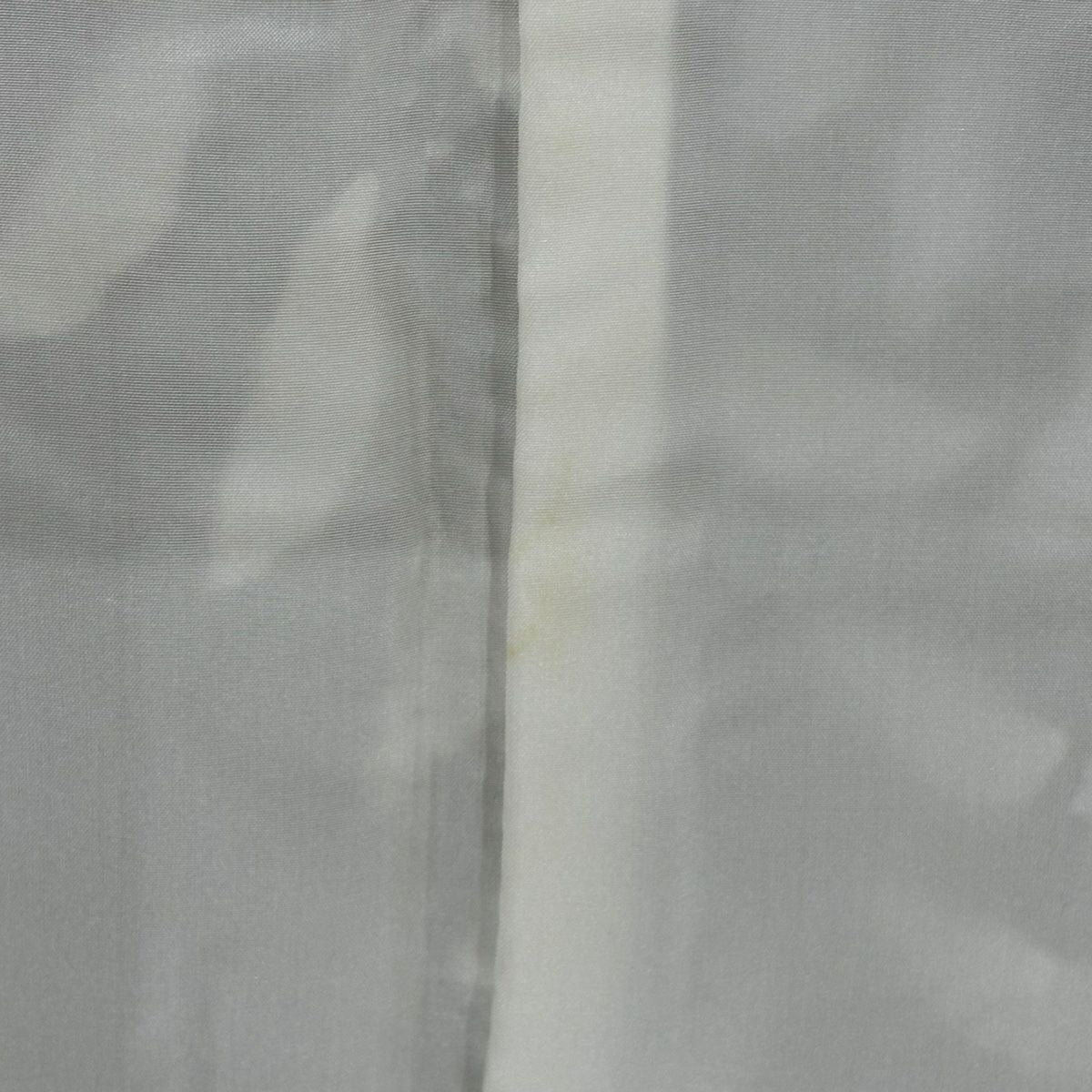 【庫存清倉】訪問服 身長156.5cm 袖長63cm S 雙層 落款 草花紋紋 漸層 染分 鶯色 純蠶絲 美品 名品級 一つ紋
