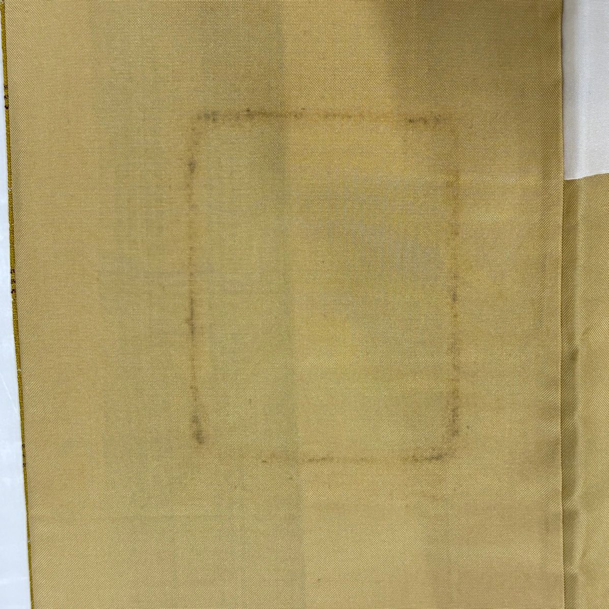 【庫存清倉】 紬織 身長151.5cm 袖長62cm S 雙層 格子 芥末色 純蠶絲 優品級