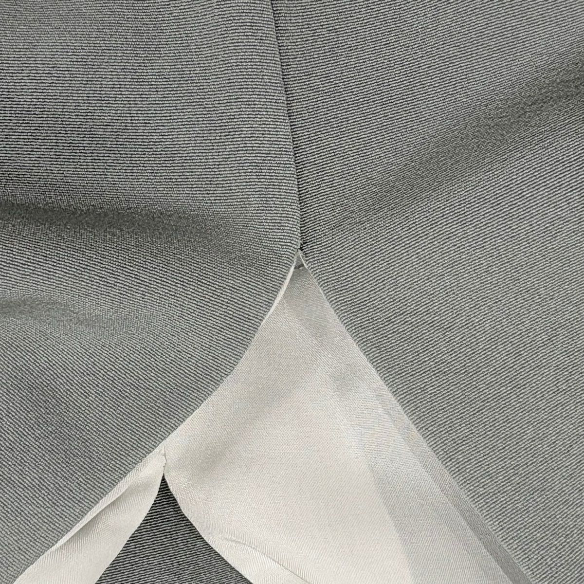 【庫存清倉】 留袖禮服禮服 身長157cm 袖長66cm M 雙層 風景 建物 金銀彩 漸層 灰綠 純蠶絲 優品級 三個紋樣