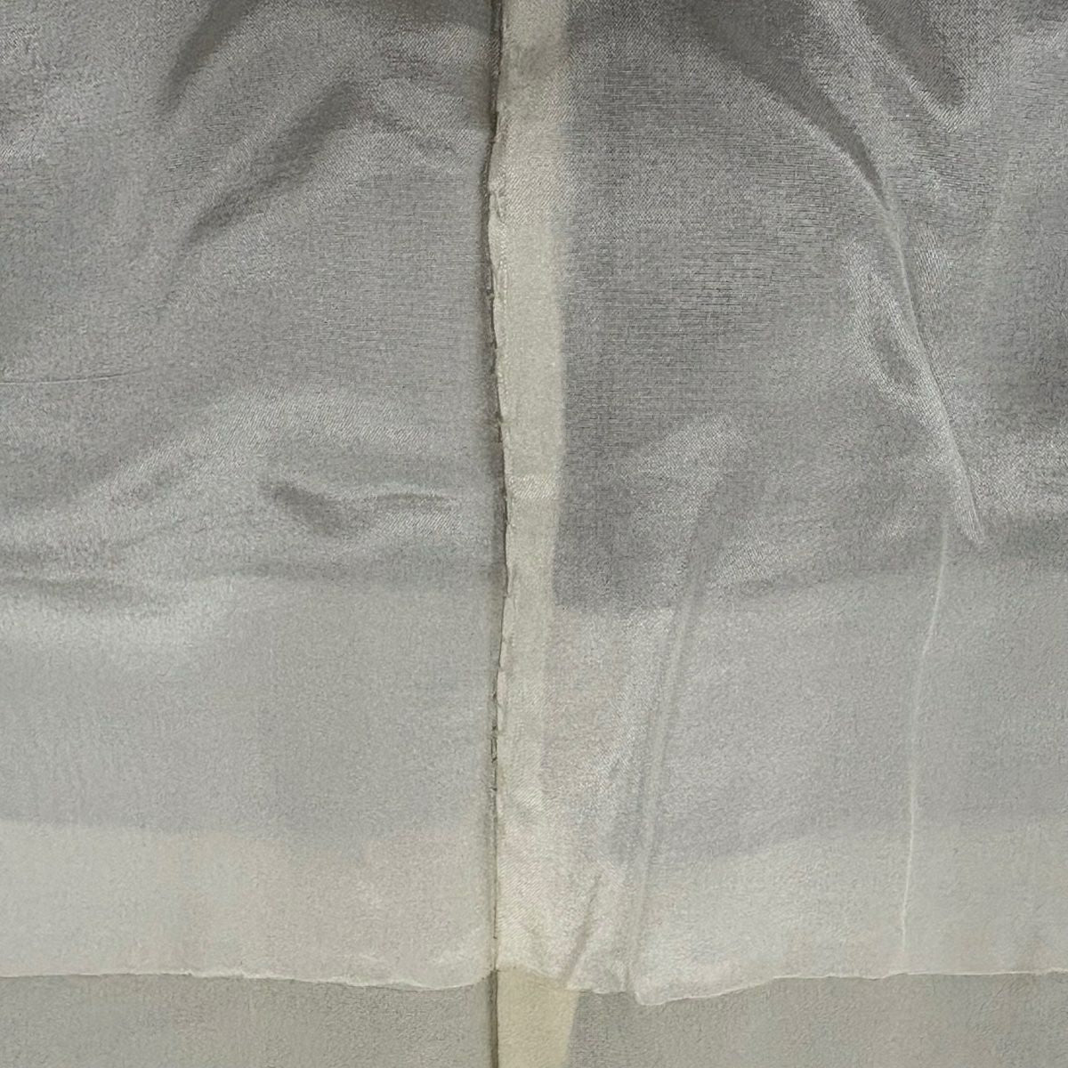 【庫存清倉】 江戶小紋 身長157cm 袖長63cm S 雙層 落款有 家屋 草花紋紋 黑灰 純蠶絲 優品級