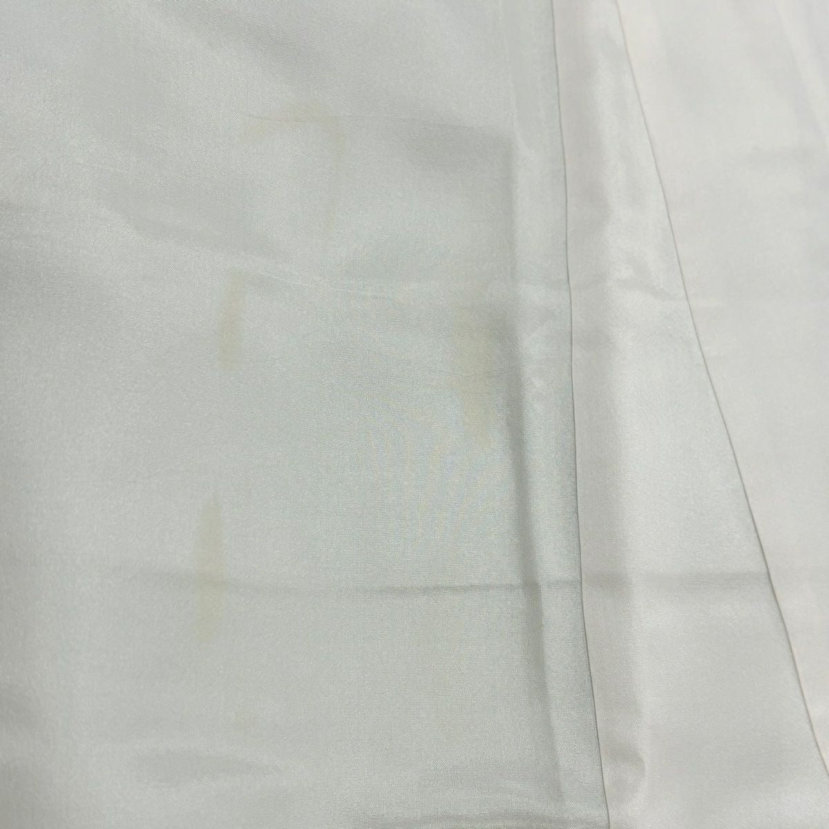 【庫存清倉】訪問服 身長159cm 袖長62cm S 雙層 建物 松樹梅花 金銀彩 漸層 淺綠 純蠶絲 優品級