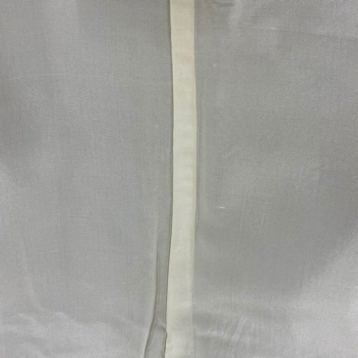 訪問服 身長152cm 袖長63.5cm S 雙層 菱 葉與果實 刺繡 金彩裝飾 淺茶 純蠶絲 優品級