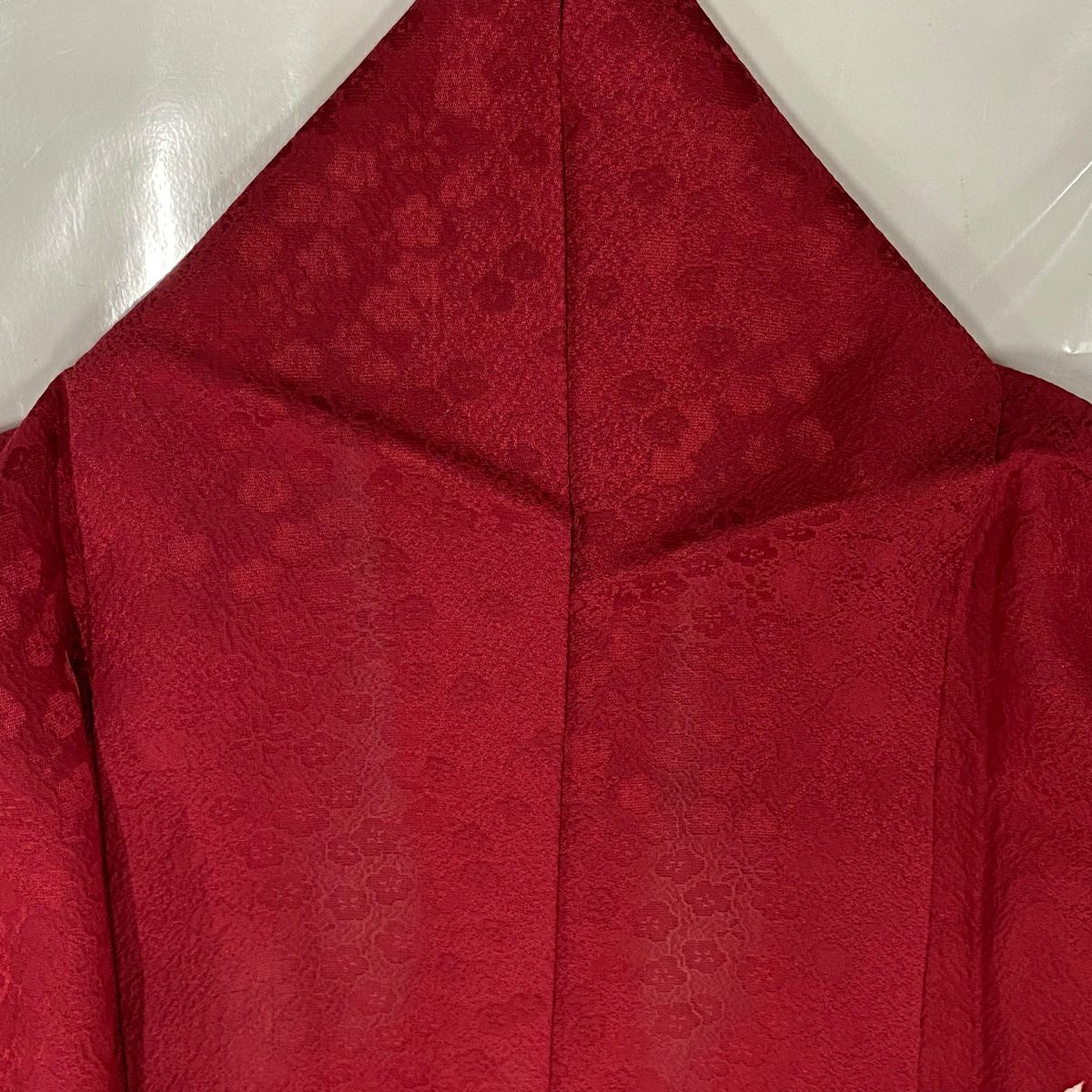 【庫存清倉】振袖禮服 身長171cm 袖長69cm L 雙層 垂枝櫻 球 金絲 漸層 紅紫 純蠶絲 名品級