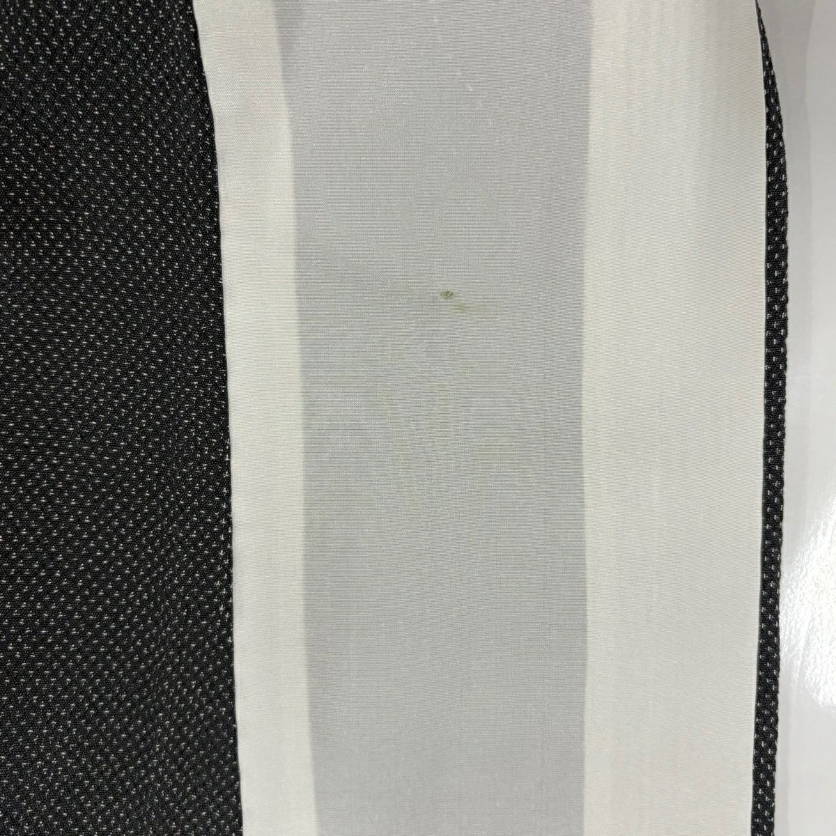 【美品】 小紋 身長152cm 袖長60cm S 單層 墨 黑 純蠶絲 名品級