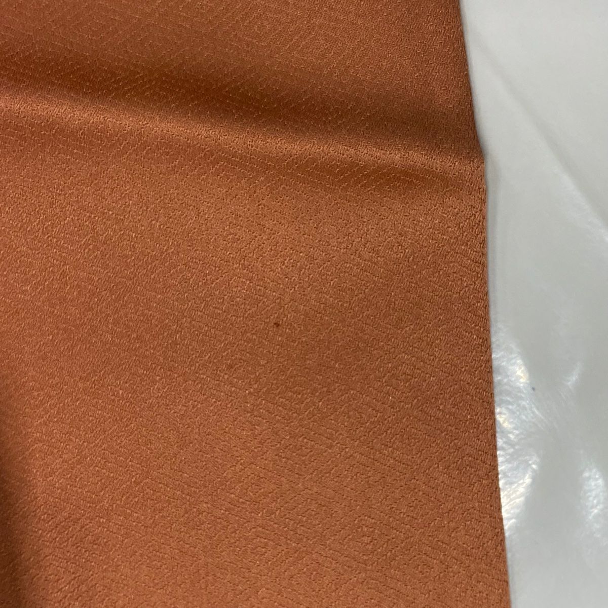 【美品】訪問服 身長160.5cm 袖長64.5cm M 雙層 雪輪 草花紋紋 銀線 金銀彩 橙色 純蠶絲 優品級