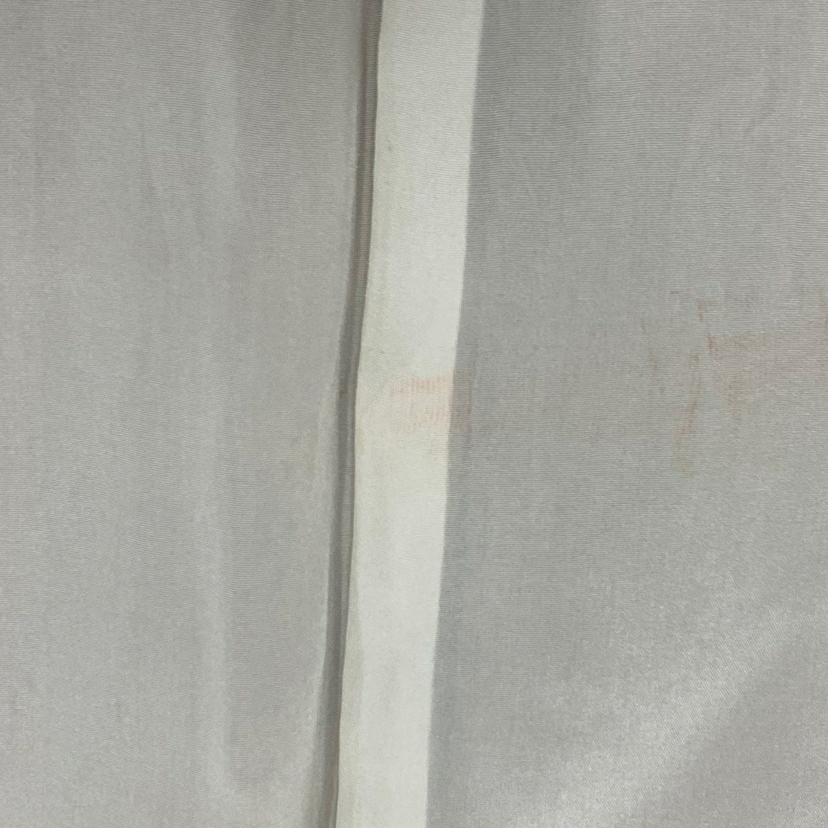 付下 身長159.5cm 袖長66cm M 雙層 短冊 草花紋紋 刺繡 金彩裝飾 淺茶 純蠶絲 秀品級 一つ紋