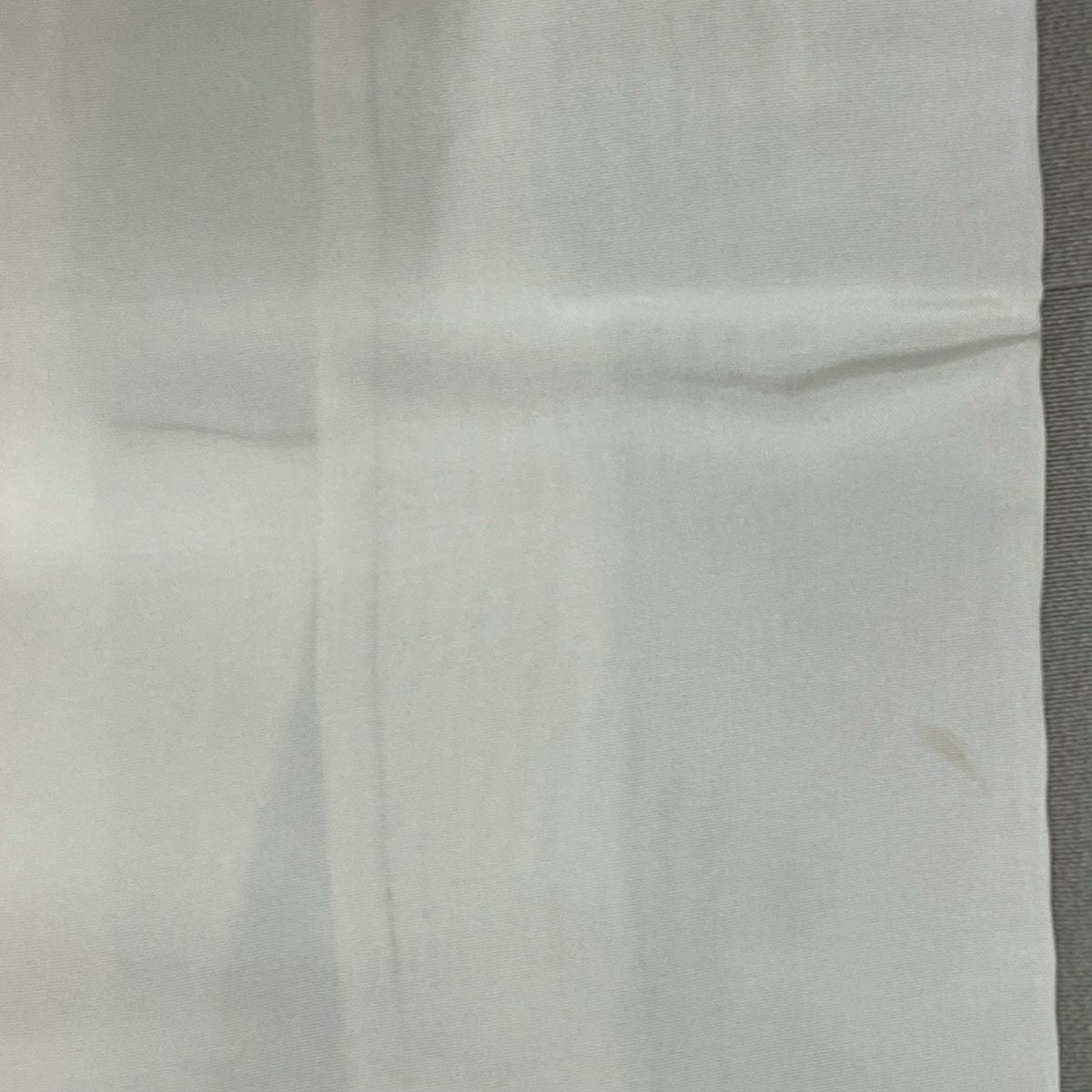 訪問服 身長158cm 袖長62cm S 雙層 落款あり 松樹枝花 漸層 灰綠 純蠶絲 秀品級 一つ紋