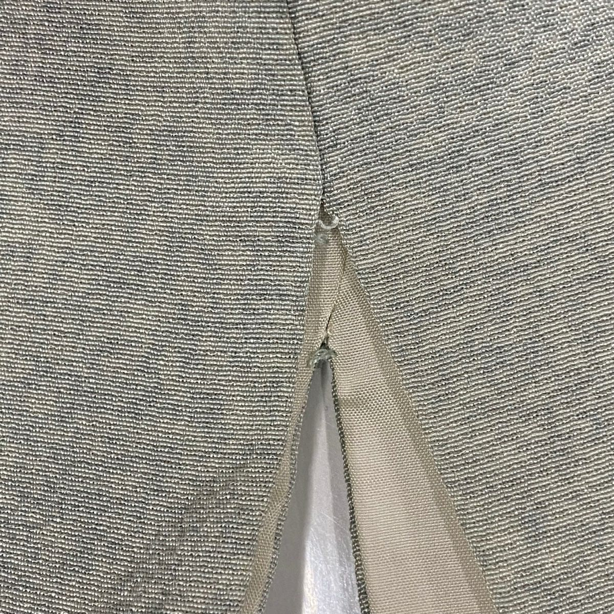 付下 身長157.5cm 袖長64.5cm M 雙層 橘色 流水刺繡 金彩裝飾 灰綠 純蠶絲 秀品級