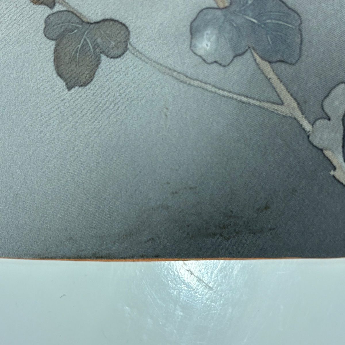 【庫存清倉】訪問服 身長157cm 袖長64cm M 雙層 草野一騎 落款あり 菊花 辻花染 漸層 淺橙色 純蠶絲 名品級