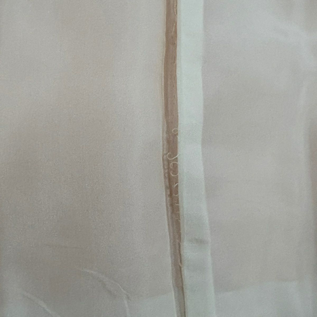 付下 身長163cm 袖長65cm M 雙層 草花紋紋 漸層 橙色 純蠶絲 優品級
