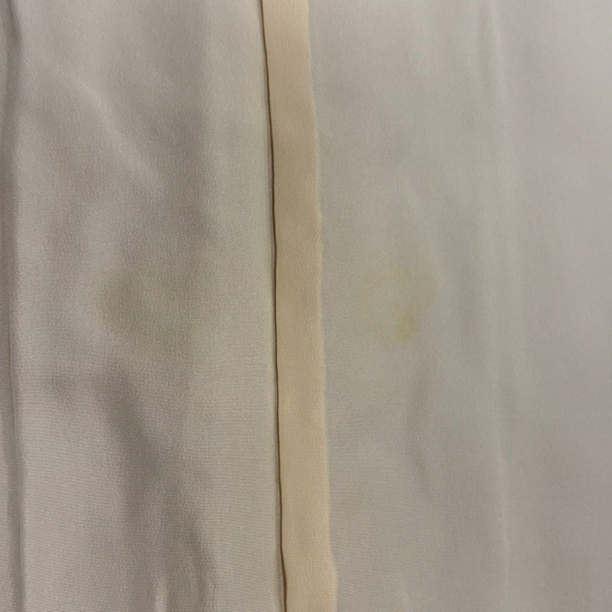 付下 身長159cm 袖長66cm M 雙層 手毬 櫻花花瓣 刺繡 金線 綠 純蠶絲 優品級