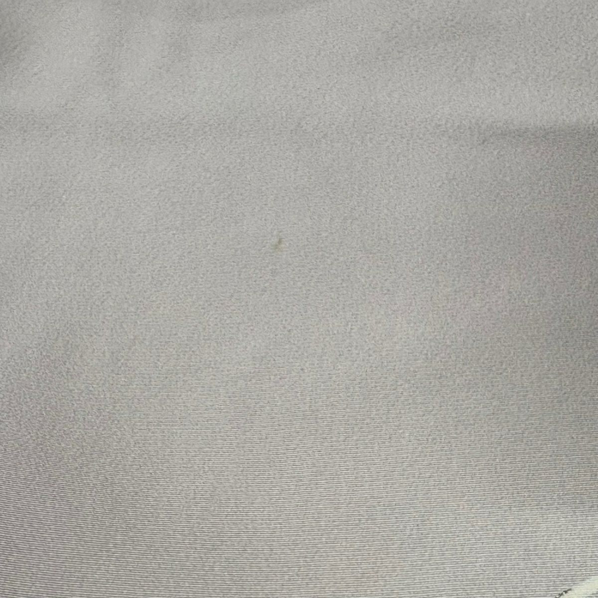 訪問服 身長171cm 袖長66.5cm M 雙層 家屋 草花紋紋 金銀彩 刺繡 灰紫 純蠶絲 名品級