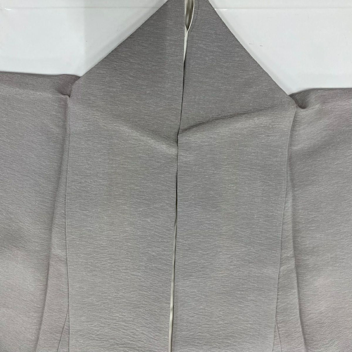 【庫存清倉】 付下 身長151cm 袖長63cm S 雙層 樽本伊勢蔵 有落款 大名行列 人物 金銀彩 漸層 灰色 純蠶絲 名品級 一つ紋