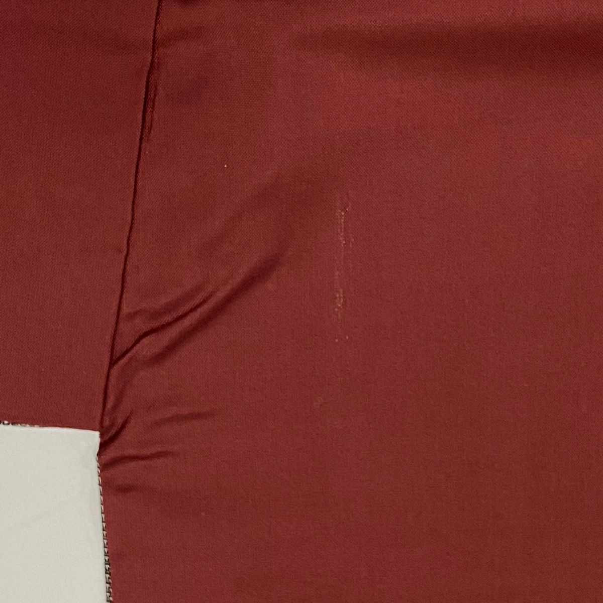 【庫存清倉】 紬織 身長167cm 袖長65.5cm M 雙層 斜條紋 焦茶 純蠶絲 美品 優品級