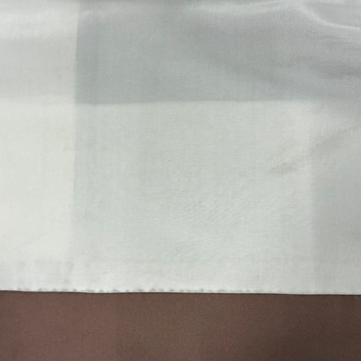 紬織織 身長159cm 袖長64.5cm M 雙層 斜格子 焦茶 純蠶絲 秀品級