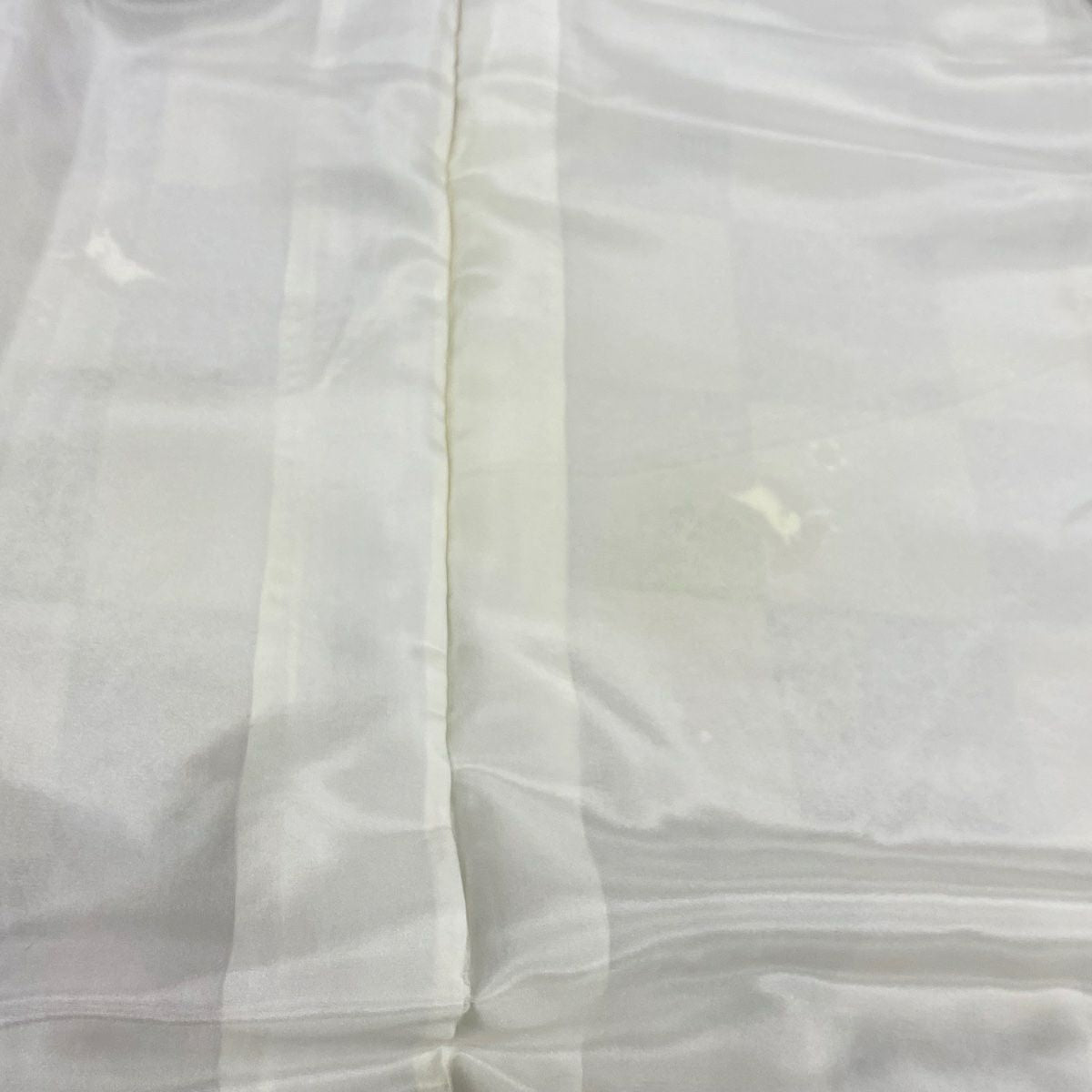 小紋 身長163cm 袖長65.5cm M 雙層 市松樹 兔子 淺茶 純蠶絲 名品級