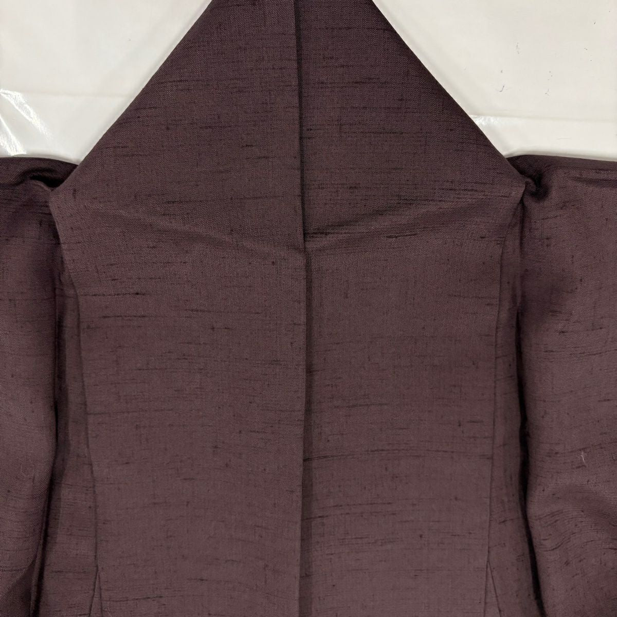 【美品】 付下 身長155cm 袖長63cm S 雙層 紬織織 瓢箪寶盡 茶紫 純蠶絲 秀品級 一つ紋