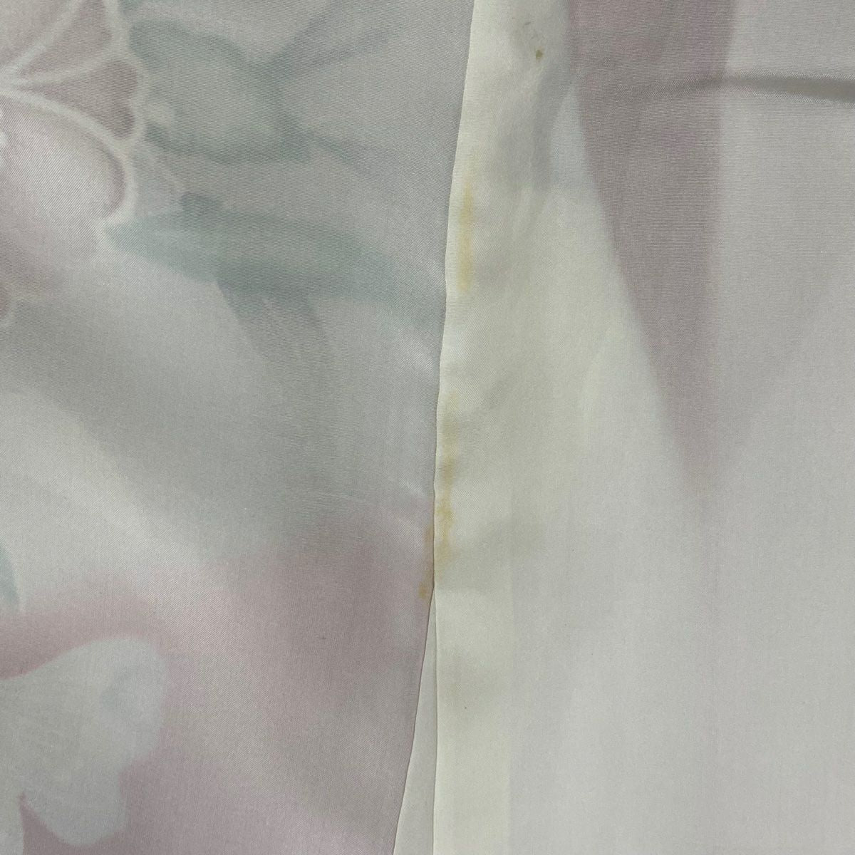 振袖禮服 身長165cm 袖長67cm M 雙層 落款有 蝴蝶結櫻花 銀通 金銀彩 深粉色 純蠶絲 名品級