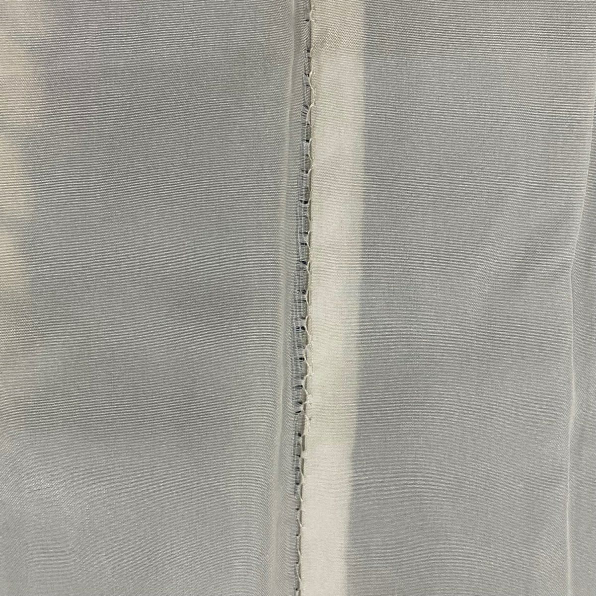 訪問服 身長158.5cm 袖長66cm M 雙層 辻花染圖案 染分 漸層 淺茶 純蠶絲 優品級