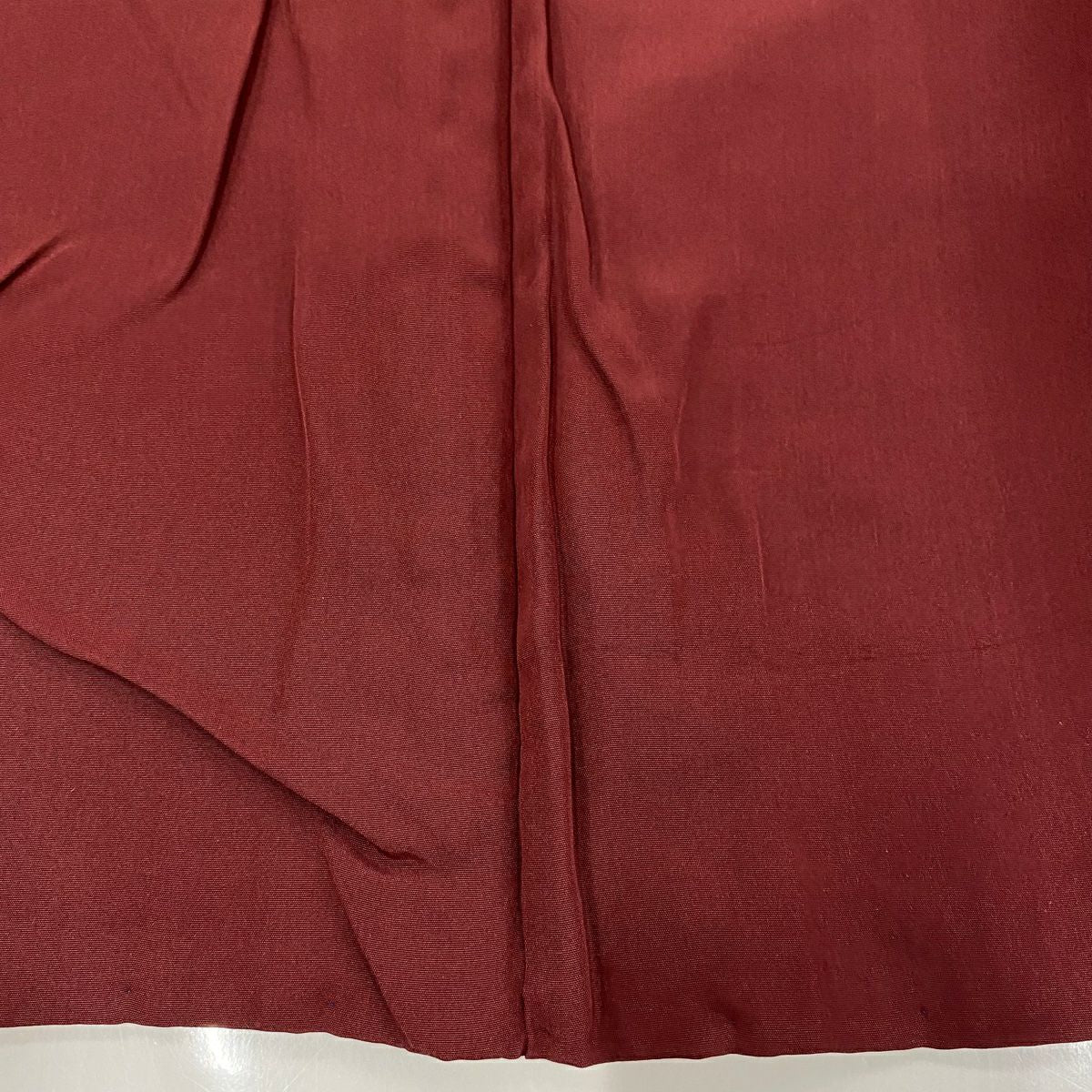 【美品】 小紋 身長152.5cm 袖長60.5cm S 雙層 ますいわ屋 梅花 松樹葉 絞織 深藍 純蠶絲 秀品級