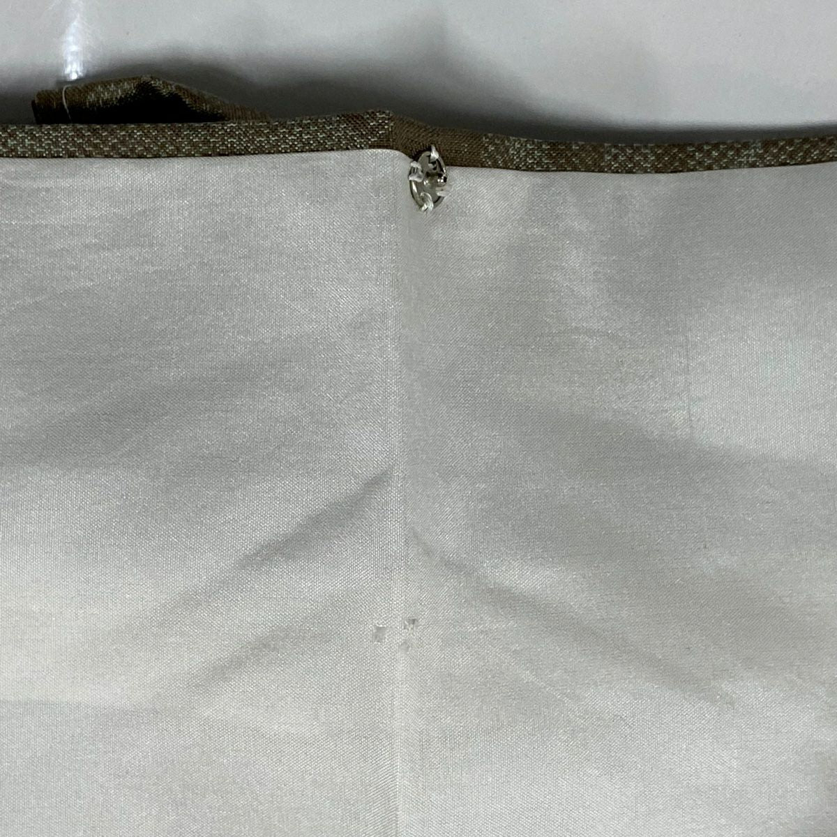 【美品】 紬織 身長158cm 袖長65.5cm M 雙層 科普特 雲紋 灰綠 純蠶絲 秀品級