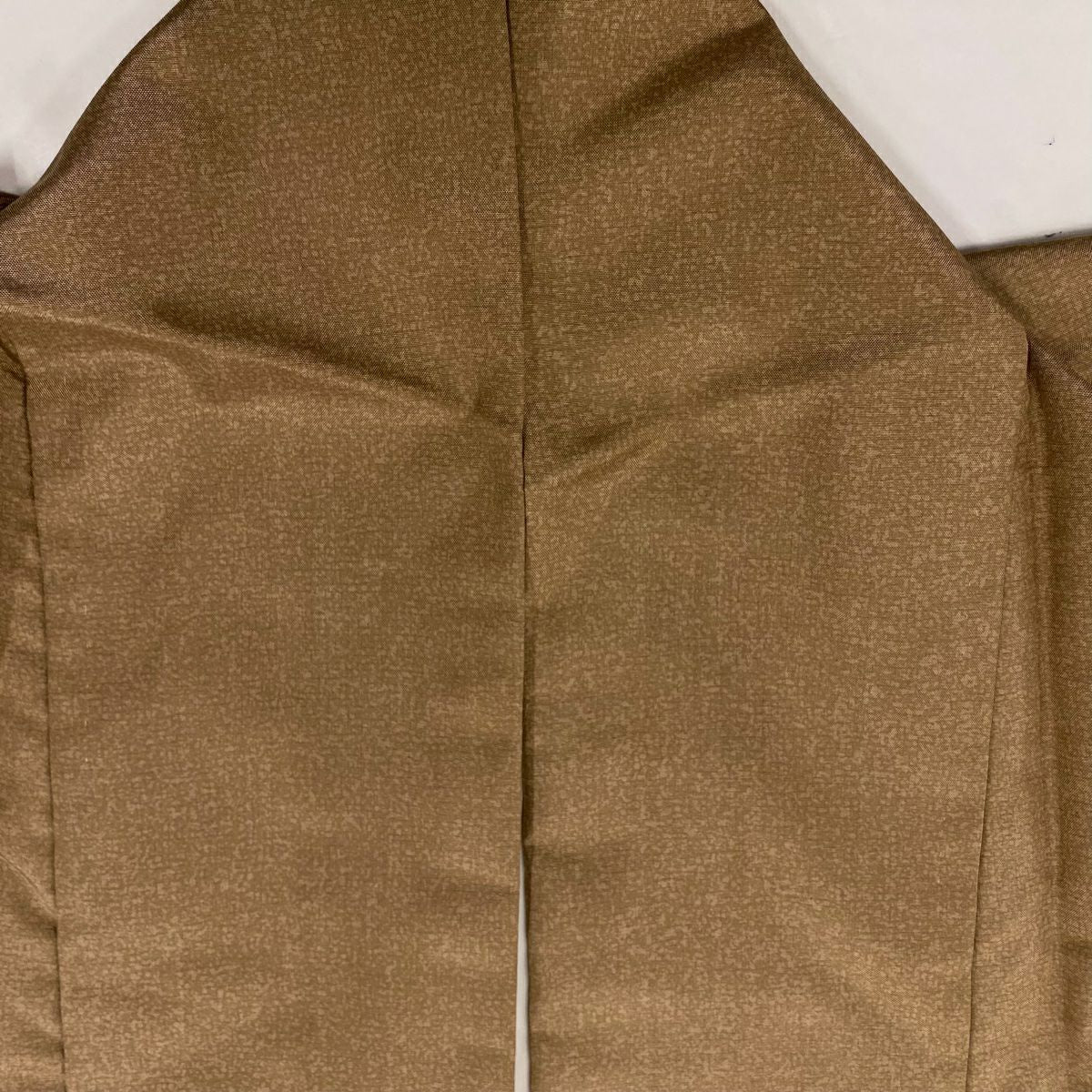【美品】 付下 身長157cm 袖長61.5cm S 雙層 紬織織 山並 霞暈 茶 純蠶絲 優品級