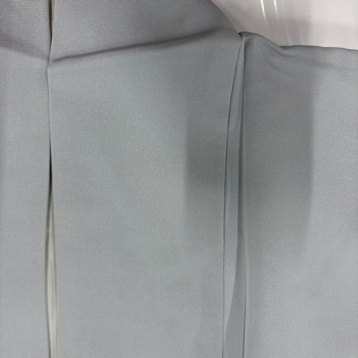訪問服 身長168cm 袖長66.5cm M 雙層 熨斗紋 幾何學 金彩裝飾 刺繡 水色 純蠶絲 秀品級
