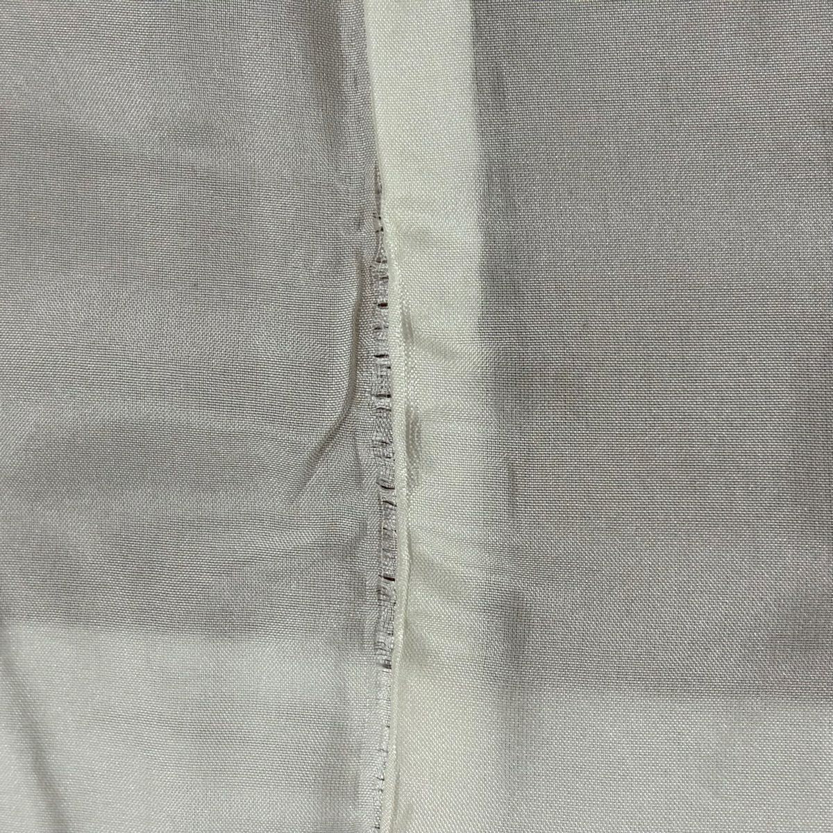 付下 身長150cm 袖長66cm M 雙層 和田光正 落款有 扇子面 菊花花 金銀彩 漸層 茶 純蠶絲 名品級