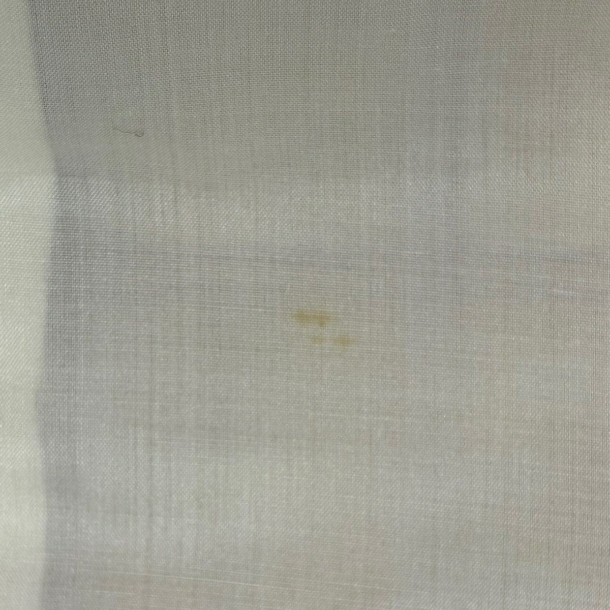 【美品】 紬織 身長160.5cm 袖長65.5cm M 雙層 格子 山吹 純蠶絲 優品級