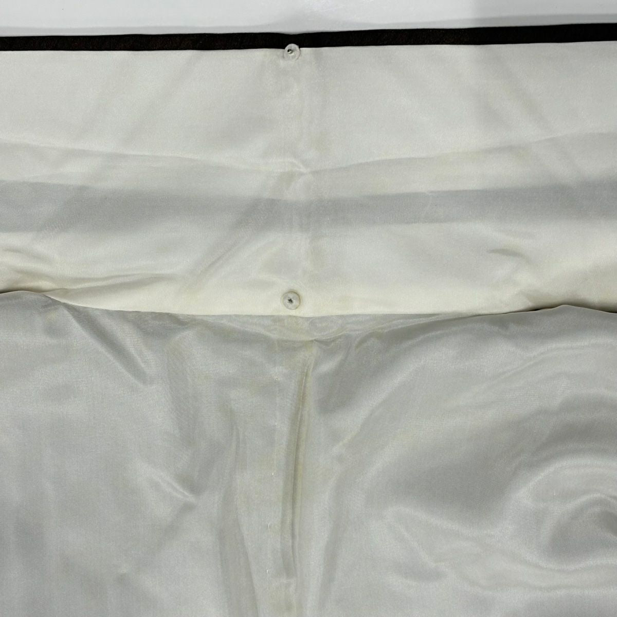 振袖禮服 身長164.5cm 袖長67.5cm L 雙層 萩 蝶 金彩裝飾 染分 焦茶 純蠶絲 秀品級