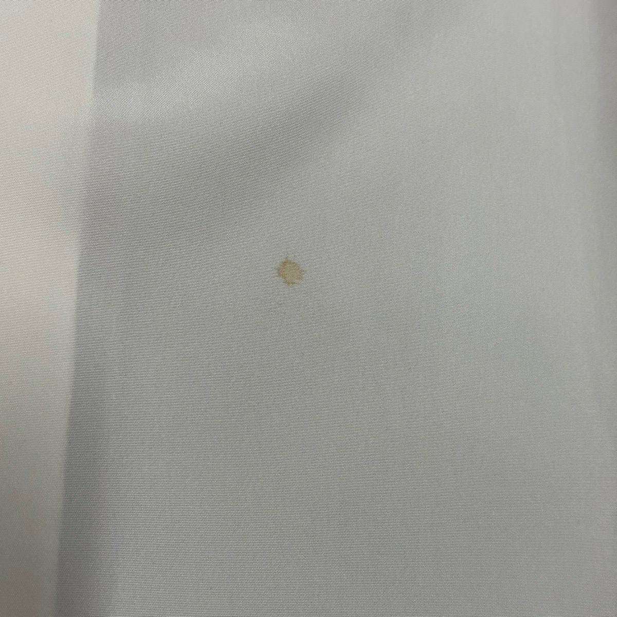 【美品】 小紋 身長162cm 袖長65cm M 雙層 細合俊男 落款あり 斜紋 草花紋紋 灰綠 純蠶絲 秀品級