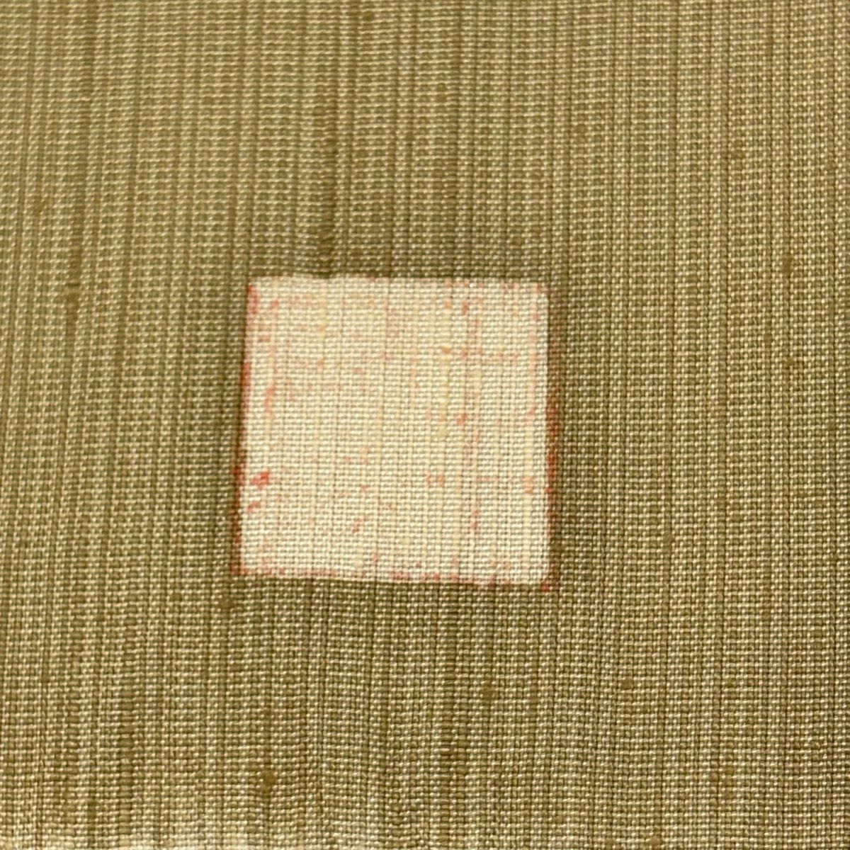 【美品】 付下 身長161cm 袖長65cm M 雙層 紬織織 落款あり 風景 人物 絞染 薄茶 純蠶絲 秀品級