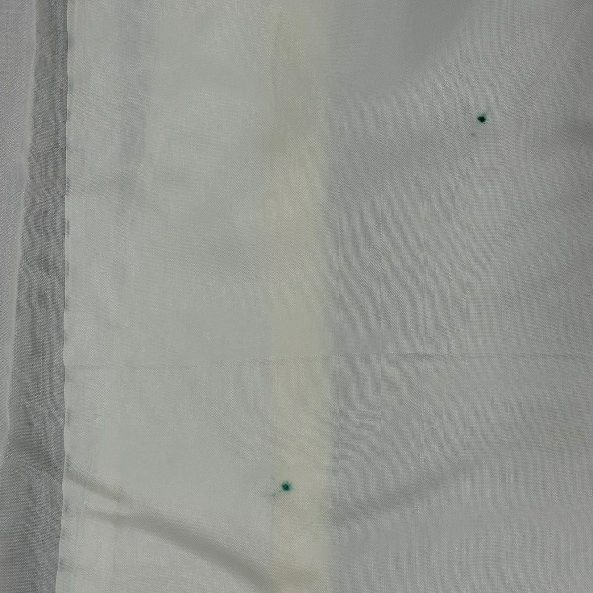 【美品】 紬織織 身長167cm 袖長66.5cm M 雙層 草花紋紋 茶綠 純蠶絲 優品級