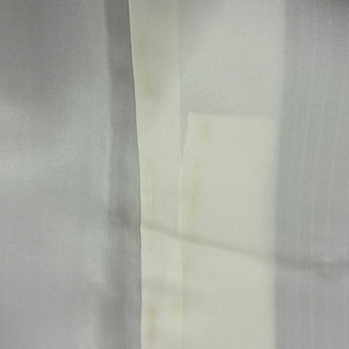小紋 身長157.5cm 袖長68cm L 雙層 葉柄 縞 逐漸色 薄紫 純蠶絲 名品級