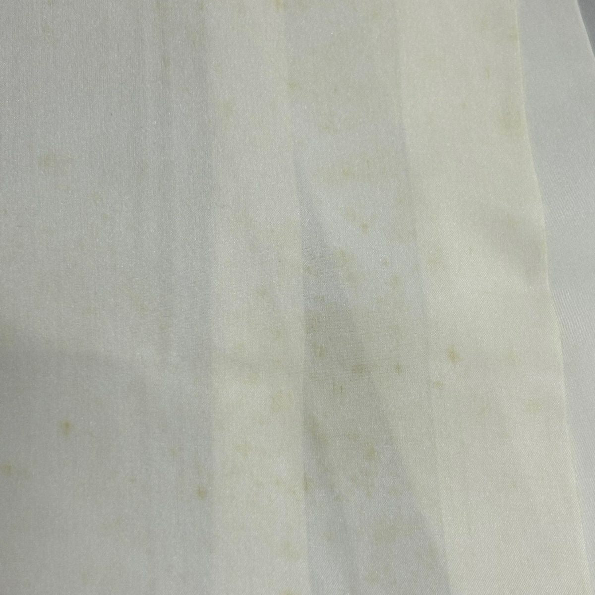 訪問服 身長158.5cm 袖長63cm S 雙層 紬織織 雲文 漸層 青灰 純蠶絲 秀品級