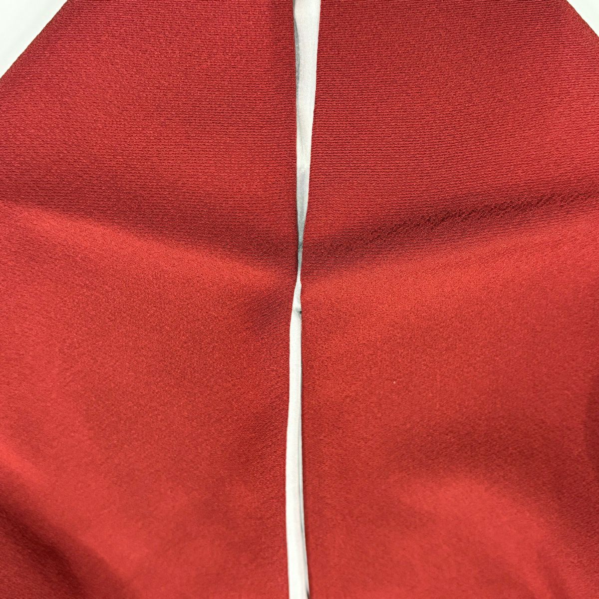 【美品】振袖禮服 身長165.5cm 袖長68cm L 雙層櫻花七寶染分 えんじ色 純蠶絲 名品級