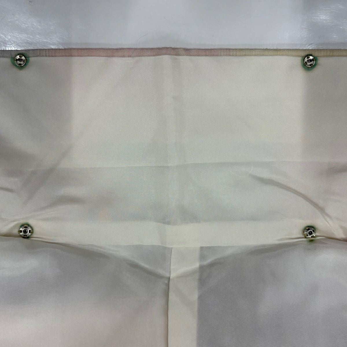 付下 身長156cm 袖長64cm M 雙層 紬織織 扇子面 草花紋紋 刺繡 粉紅 純蠶絲 秀品級