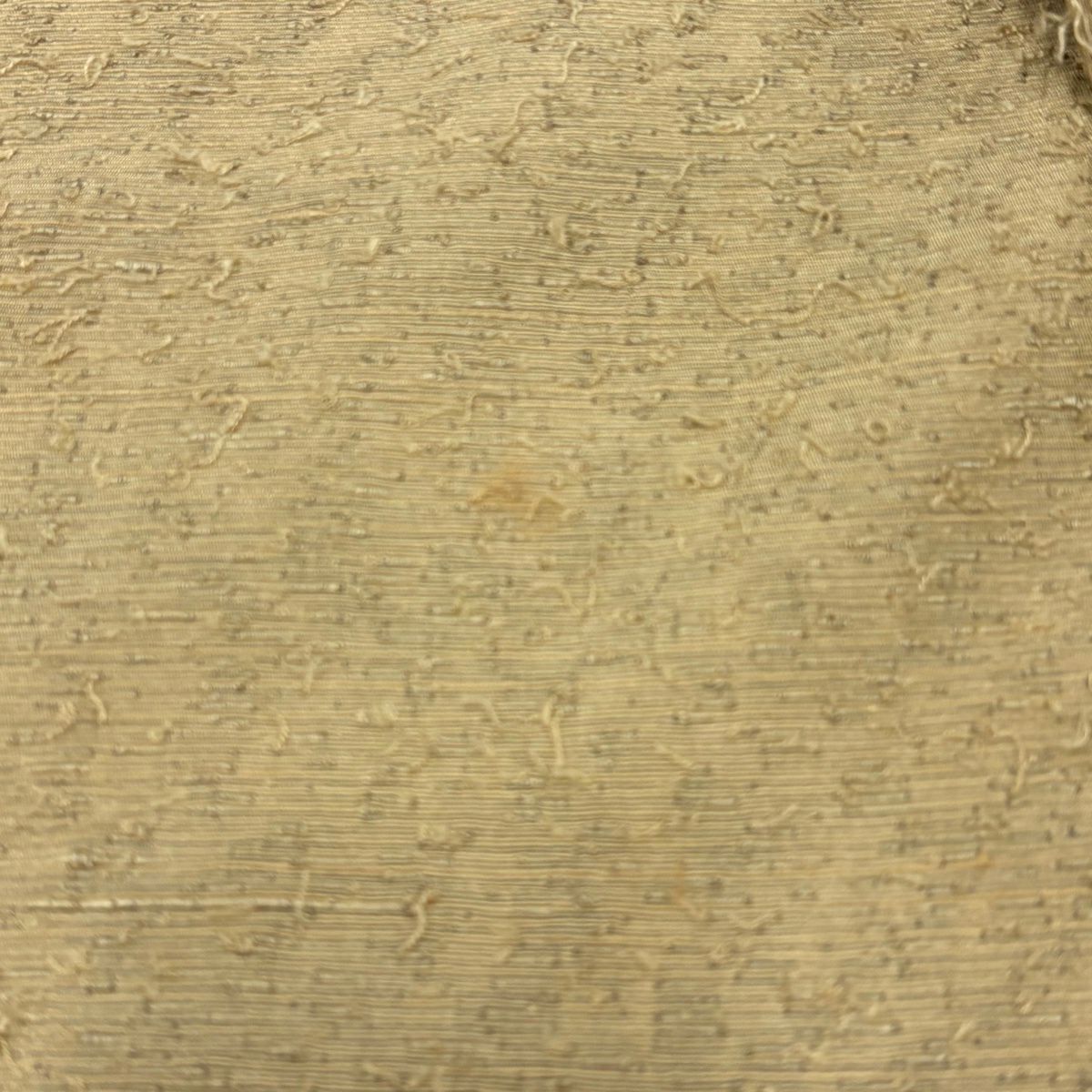 【美品】 付下 身長158.5cm 袖長64cm M 雙層 髭紬織織 幾何圖案 淺茶 純蠶絲 名品級
