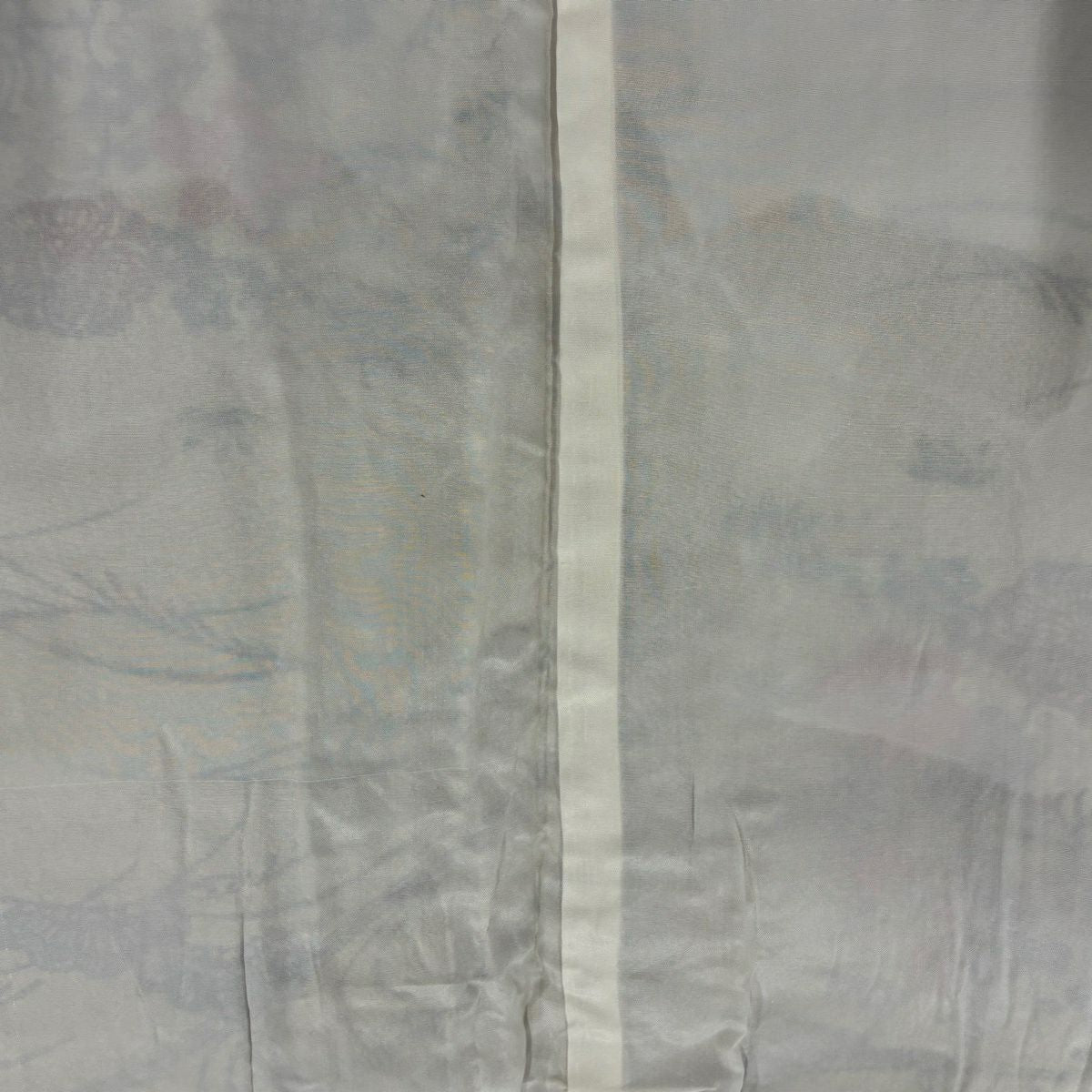 小紋 身長156cm 袖長63cm S 雙層 松樹竹子梅花 流水 絞染 薄茶 純蠶絲 優品級