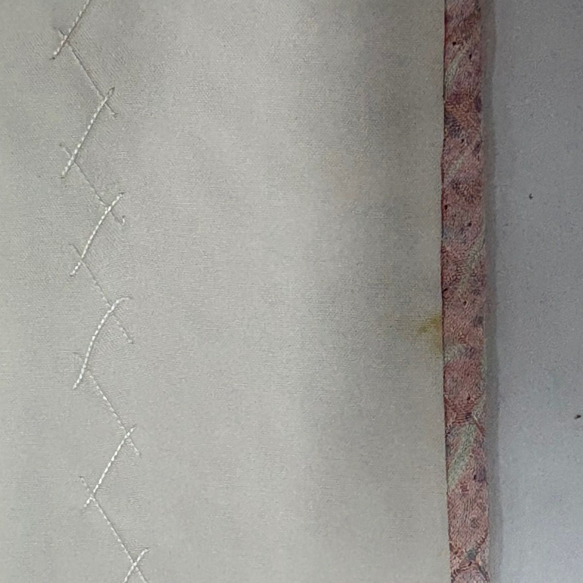 【美品】 付下 身長153.5cm 袖長64cm M 雙層 幾何圖案 絞染 漸層 粉紅 純蠶絲 優品級